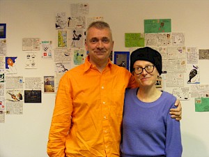 Cartoon Correspondence Smirk and Sally Kindberg